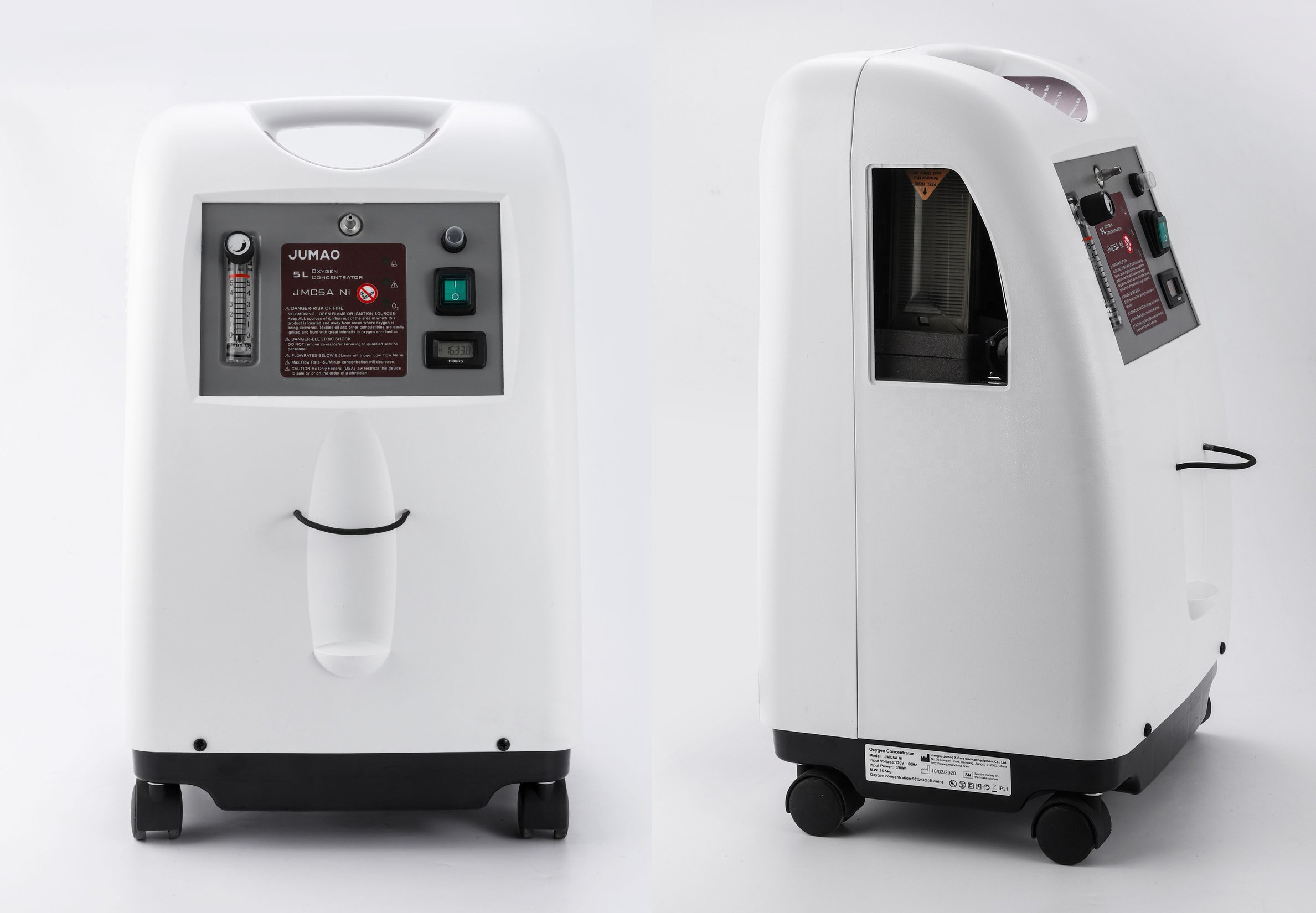 Kaliteli Tıbbi Ekipman Oksijen Yapma Makinesi Oksijen Tedavisi için Taşınabilir Oksijen Jeneratörü