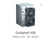 Goldshell HS6 Miner HNS 4.3T SC 10.6T El Sıkışma Blake2B-Sia 2 Algoritmaları Madenciliği